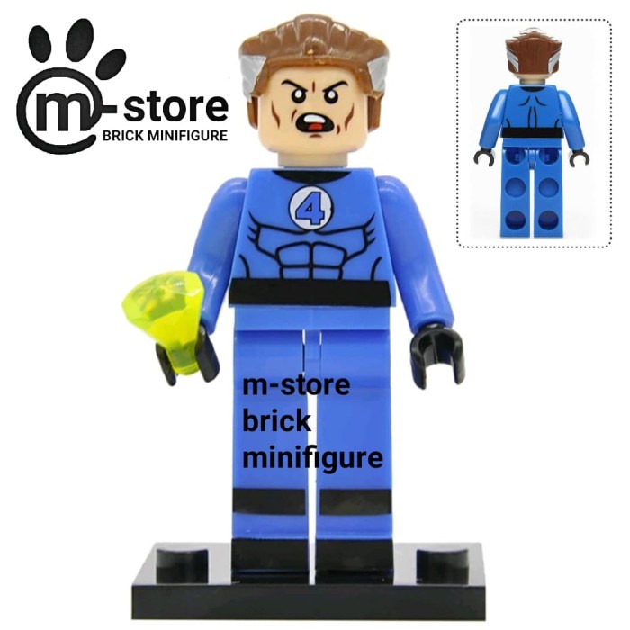 Berkualitas Lego Fantastic Four Mister Mr Fantastic Reed Richards Minifigure Terbatas