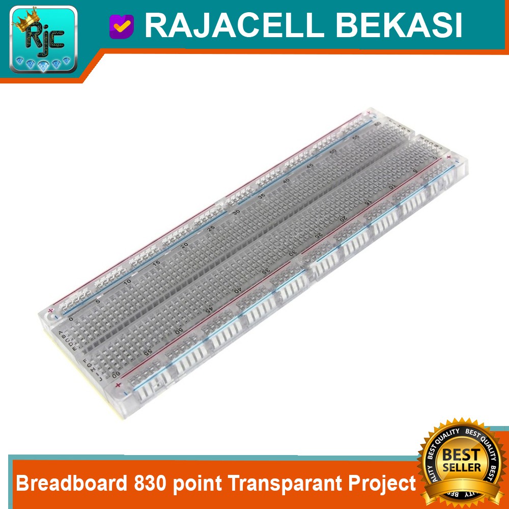 Breadboard 830 point Transparant Project Board Protoboard Bread Bening
