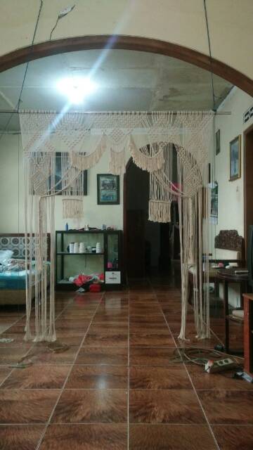 READY STOK) macrame tirai pintu / macrame wall hanging (TP 002)