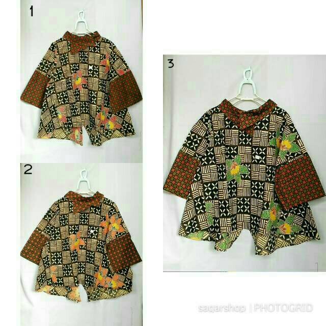 Blouse kemeja Batik Franda baju kantor kuliah hijab baju wanita