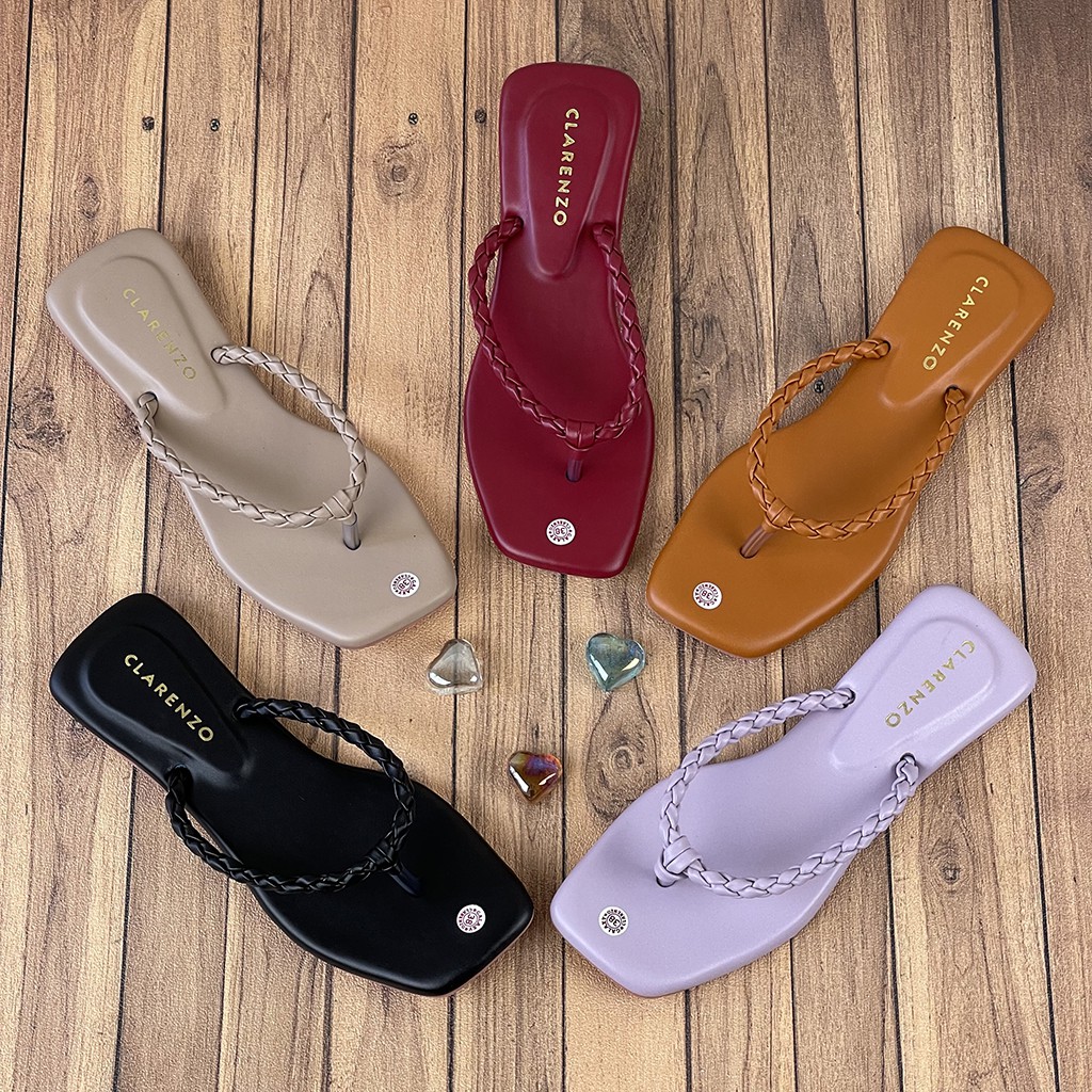 Sandal Teplek Terbaru Jepit Kepang MB08 - CLARENZO