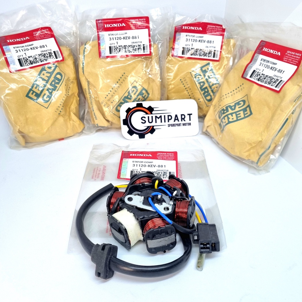 Spul Spull Assy Stator Comp Motor Honda Supra X Lama Revo Grand Fit New KEV