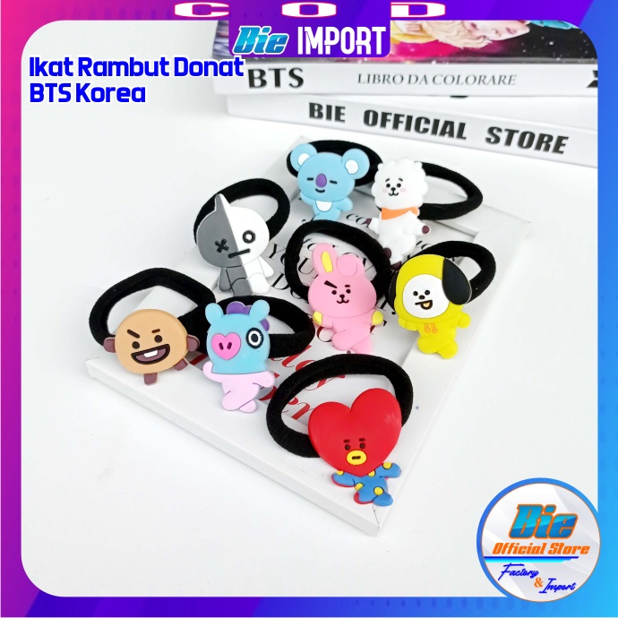 Ikat Rambut Donat BTS Korea Impor Best Seller