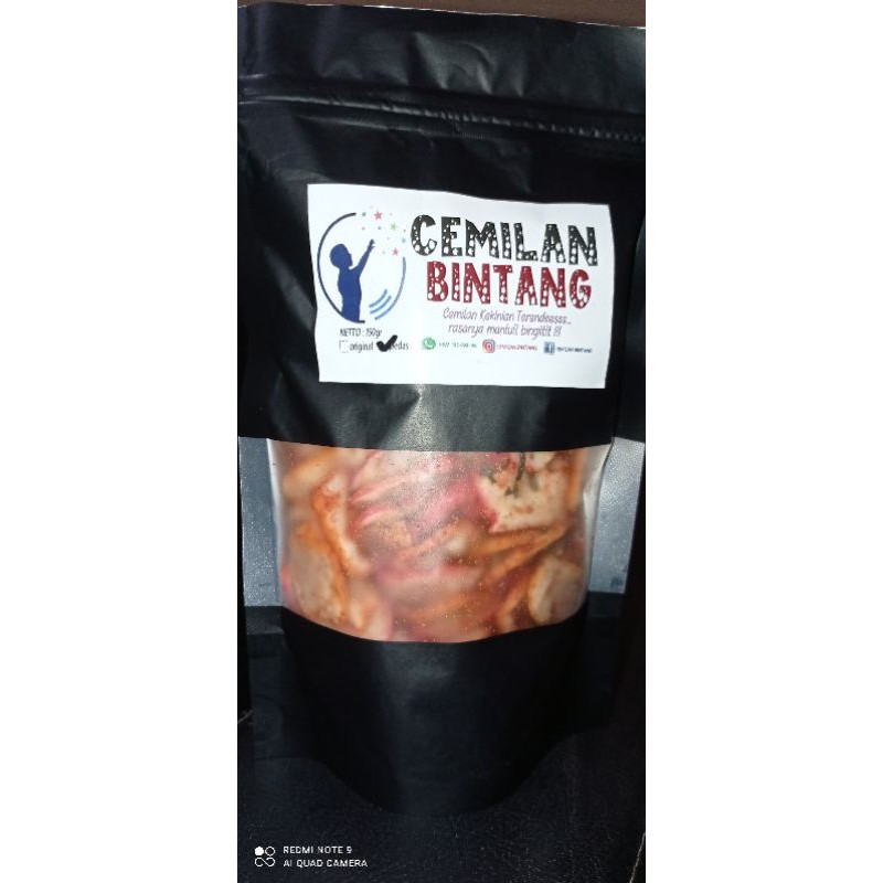 

kerupuk seblak cemilan bintang