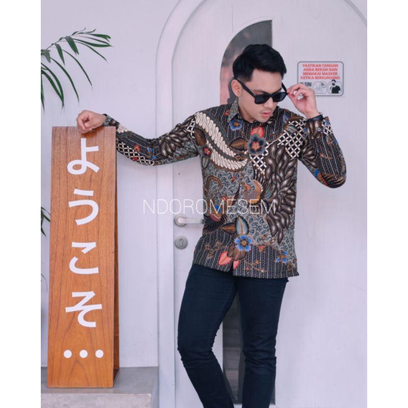 batik banu aji slimfit katun halus furing