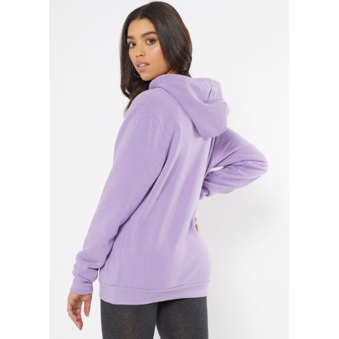 JAKET ZIPPER RESLETING POLOS WARNA UNGU MUDA/LILAC WANITA DAN PRIA BAHAN FLEECE