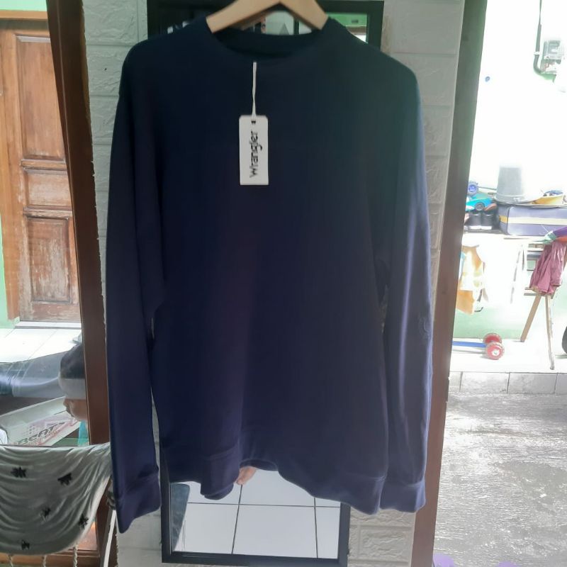 Wrangler Sweater ERIC.SMCJC01P21 Sweater NAVY Original 100%