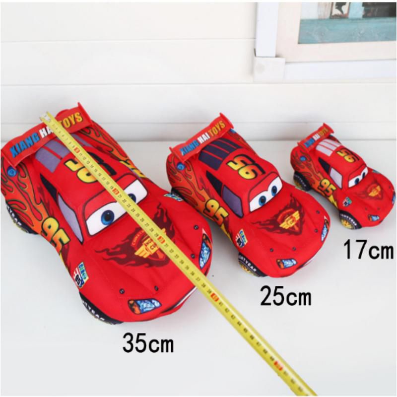 Cars Lightning McQueen Plush Toy Stuffed Ragdoll Car Ornament Kids Birthday Gift Toys For Girls Boys