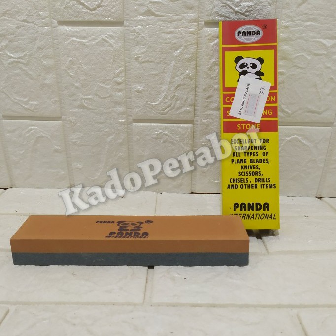 [PROMO EKSKLUSIF] Batu Asahan 2 Lapis Panda - Batu Asah Pisau Tajam - Asahan Pisau Tajam DISKON