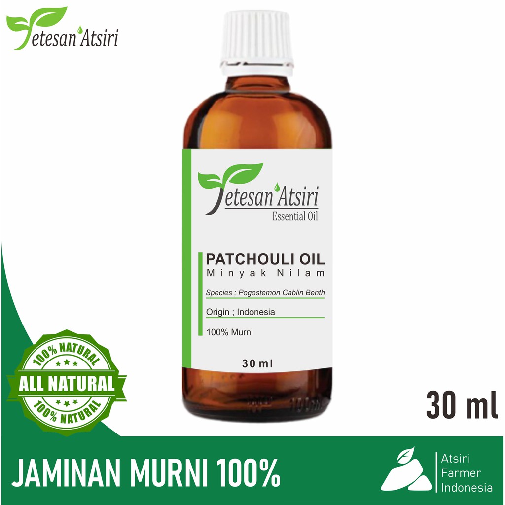 30ml minyak atsiri nilam murni 100% patchouli pure essential oil 100%  aromatherapy diffuser