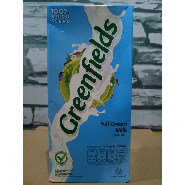 

GreenFields Susu UHT Full Cream 1000ml