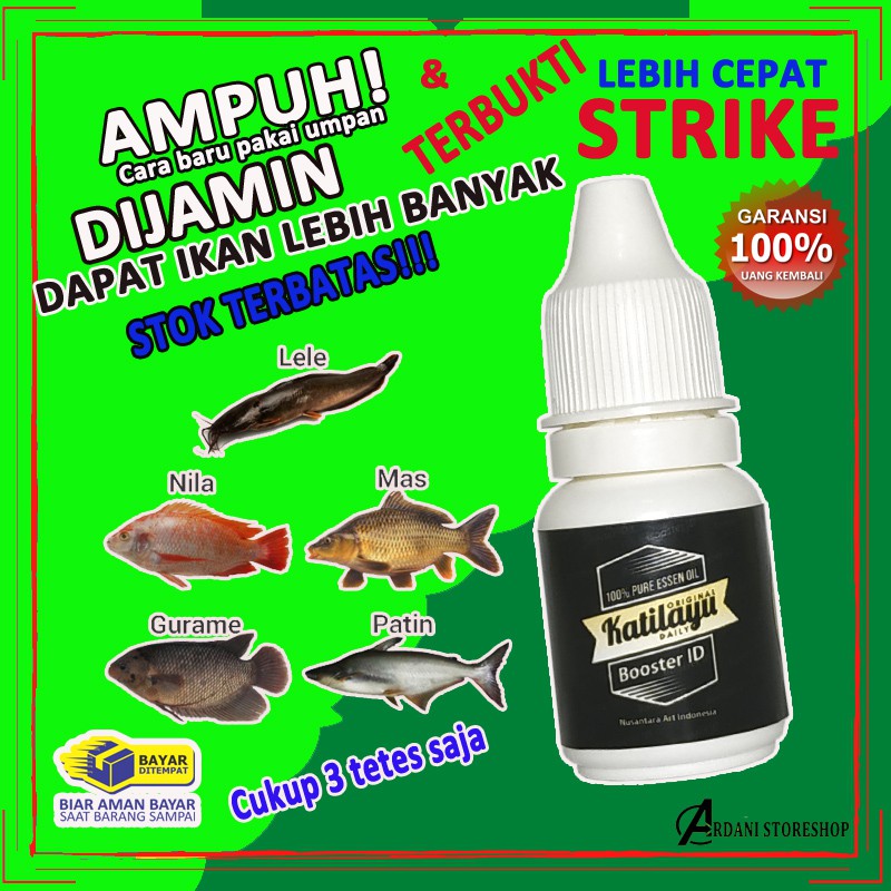 COD Esen Katilayu 5ml Umpan Pancing Ikan Nila Mas Patin Lele Essen Katilayu Asli Cirebon ORIGINAL