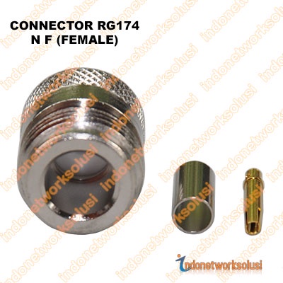 KONEKTOR CONNECTOR RG174 N F (FEMALE)