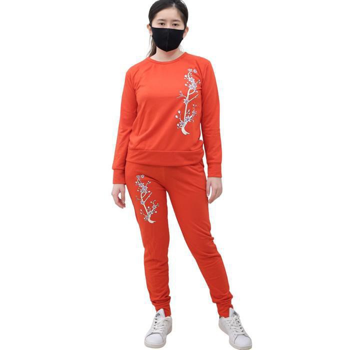 TUAMRY RED Grosir Baju Setelan Wanita Terbaru Kasual Kantor Keki