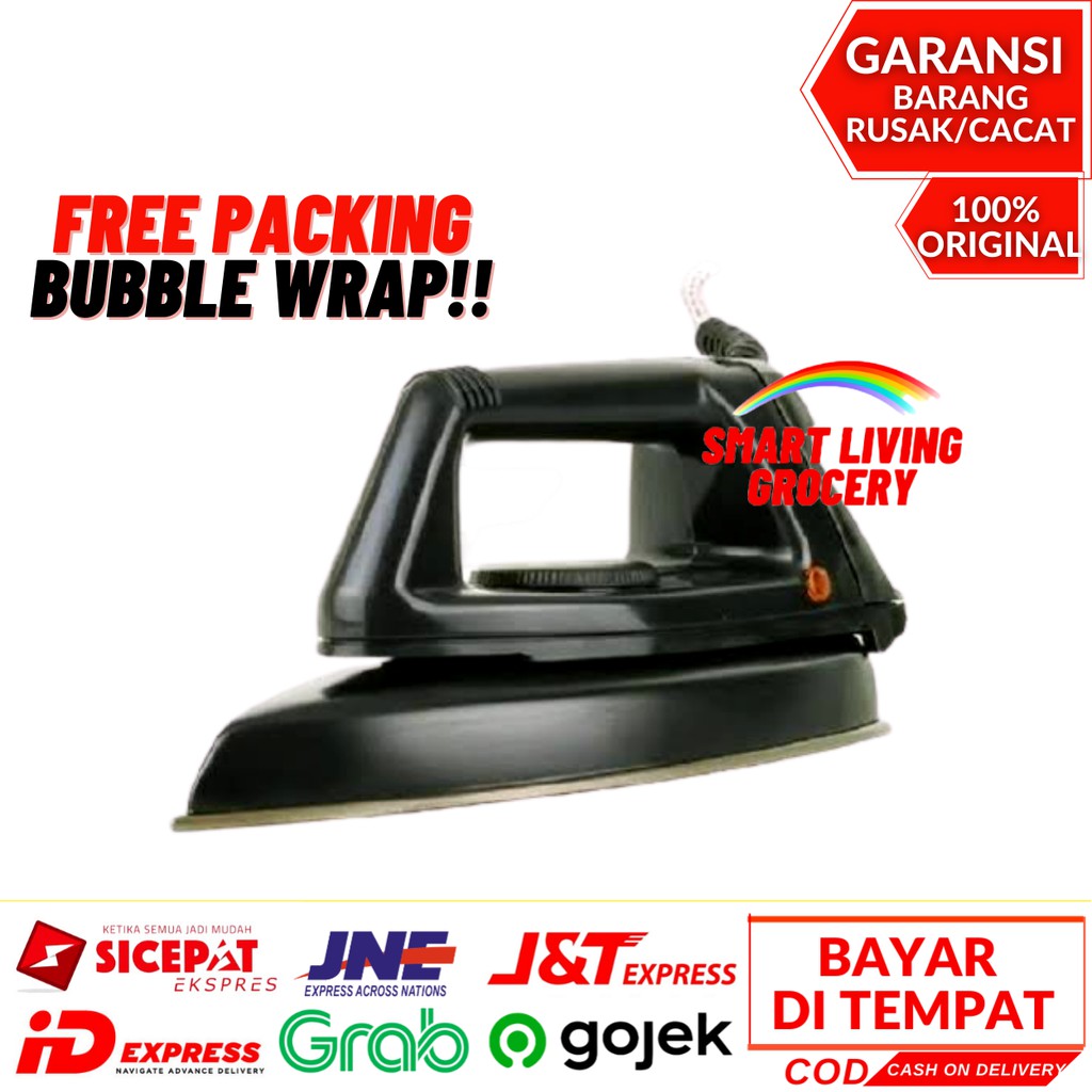 Setrika Listrik Maspion Ex 1000 Alat Gosok Setrikaan Pelembut Perapi Baju Pakaian Perlengkapan Rumah Shopee Indonesia
