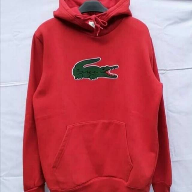 hoodie lacoste big logo