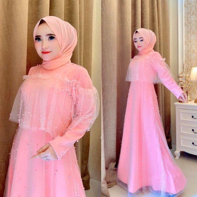 DRESS MUTE MUTIARA BY SHELLASAUKIA ORIGINAL