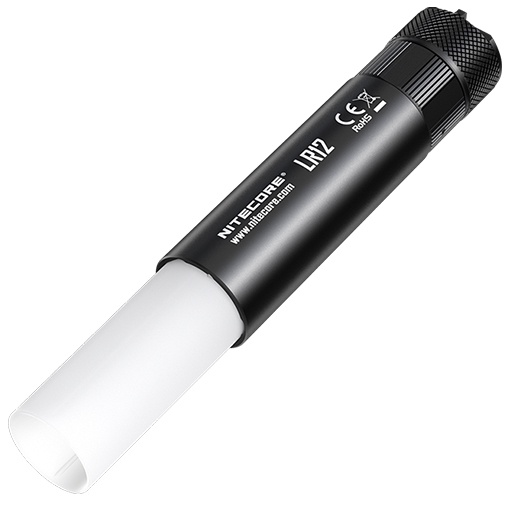 NITECORE Senter 2in1 Design Lipstick CREE XP-L HD V6 1000 Lumens - LR12 - Black