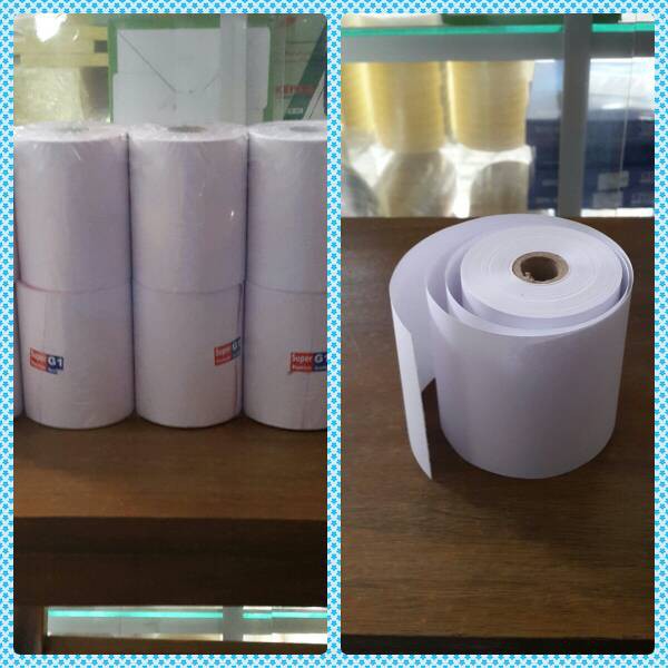 

Kertas struk kasir/thermal paper/kertas struk thermal/roller kasir 60 x 75 1 ply (10 roll/pack)