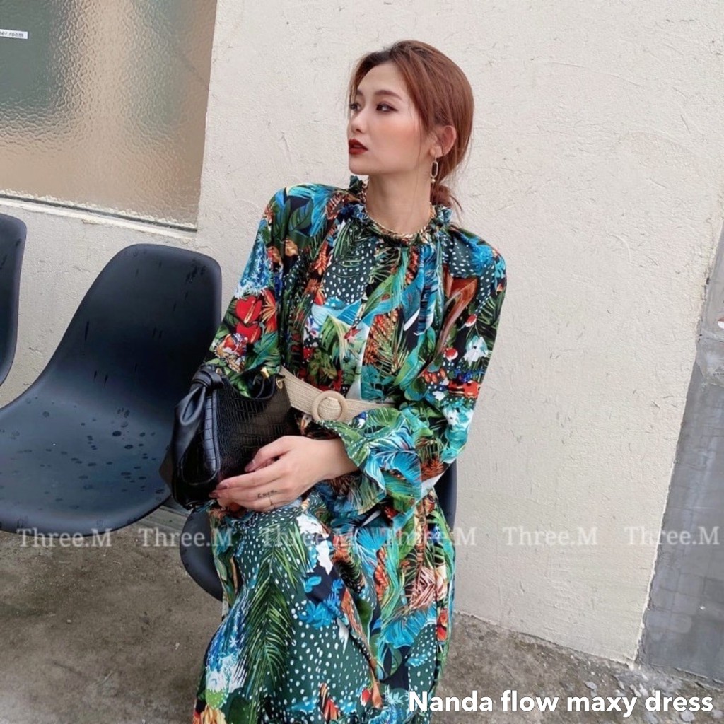 Nanda flow maxy dress -Thejanclothes