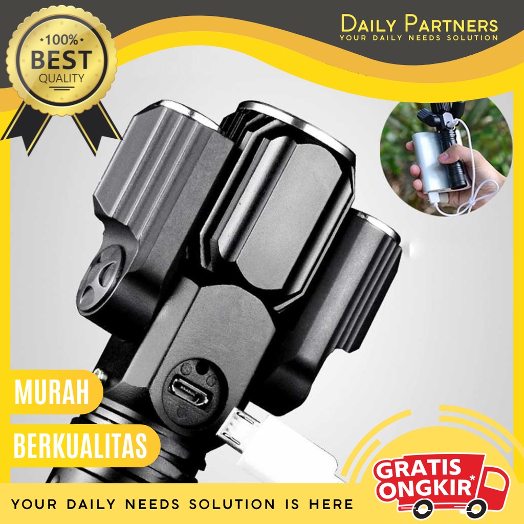 Senter Led Max Gads 15000 Lumens ORIGINAL