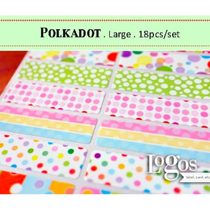 

Diskon Polkadot Large Label Nama Waterproof. Stiker Fancy Polos Unik Dewasa Ayo Order