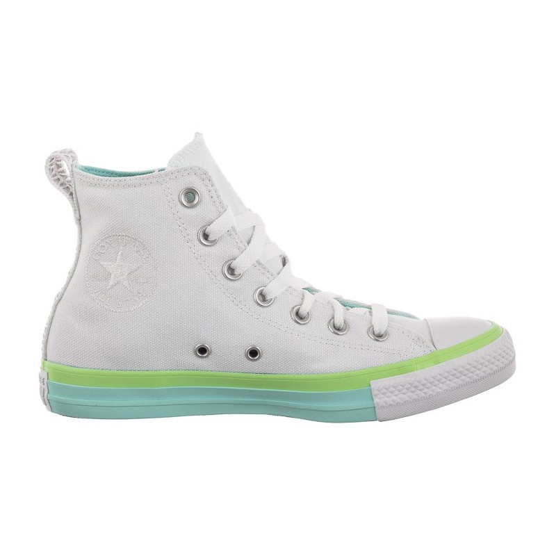Converse Chuck Taylor All Star Summer Gradient Colorblocked Hi White Dew Lime
