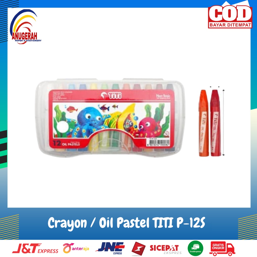 

Oil Pastel / Crayon TITI P-12S (PCS)