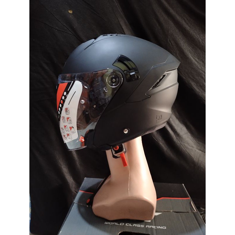 Helm KYT nfj black doff
