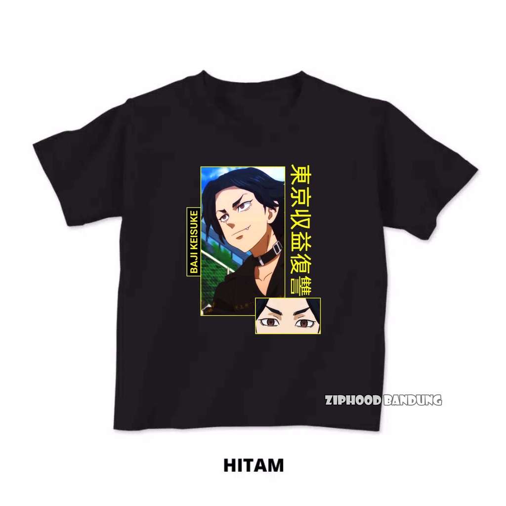 ZIPHOOD BANDUNG - Tshirt Kaos Anak Laki Laki Baji Keisuke Anime Tokyo Revengers 729