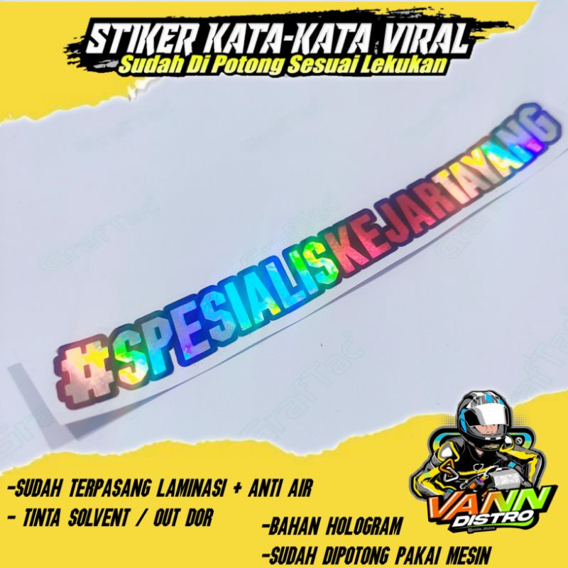 stiker spesialis kejar tayang