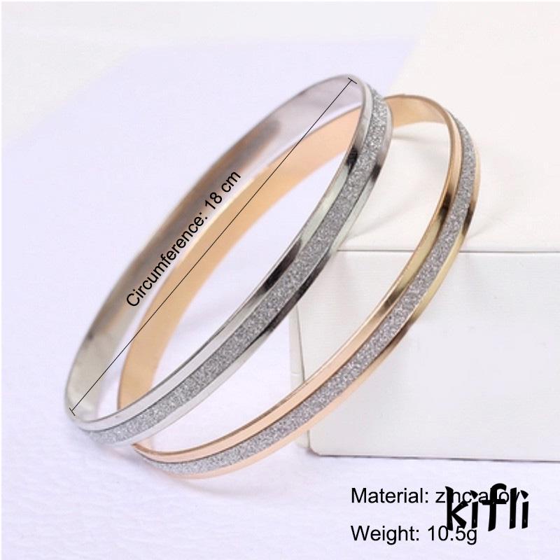 Gelang Model Lingkaran Ganda Untuk Aksesoris