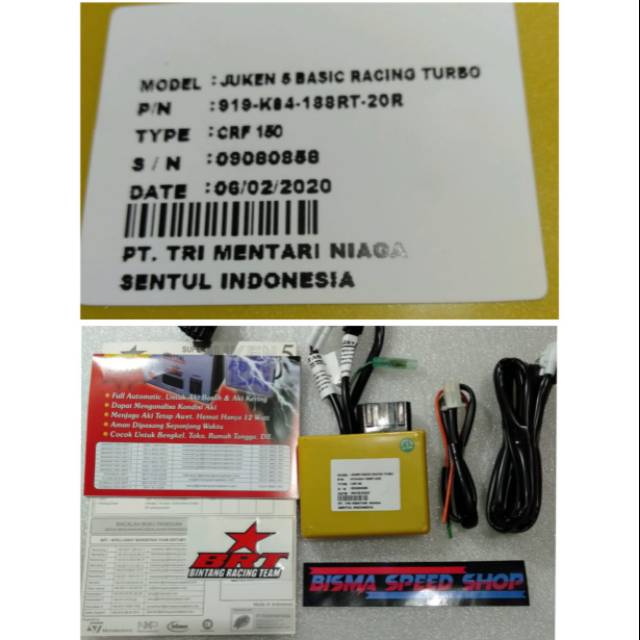 Ecu Juken 5 Racing turbo CRF 150