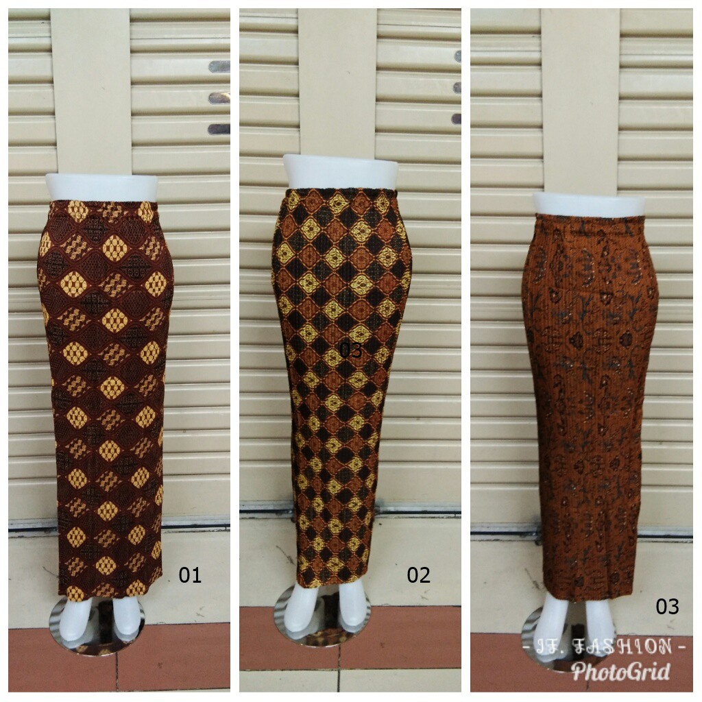 SB Collection Rok Plisket Marsela Maxi Panjang Jumbo Batik Wanita