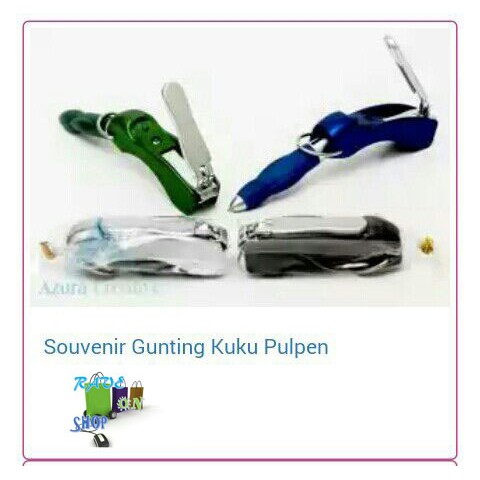 

Souvenir Gunting Kuku Pulpen