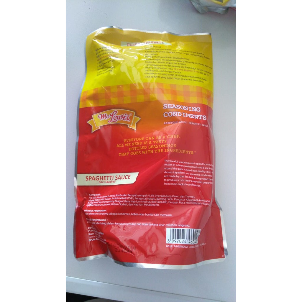 MCLEWIS SPAGHETTI  SAUCE1KG