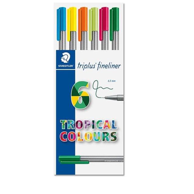 

Staedtler Triplus Fineliner Tropical Colours 334 T6