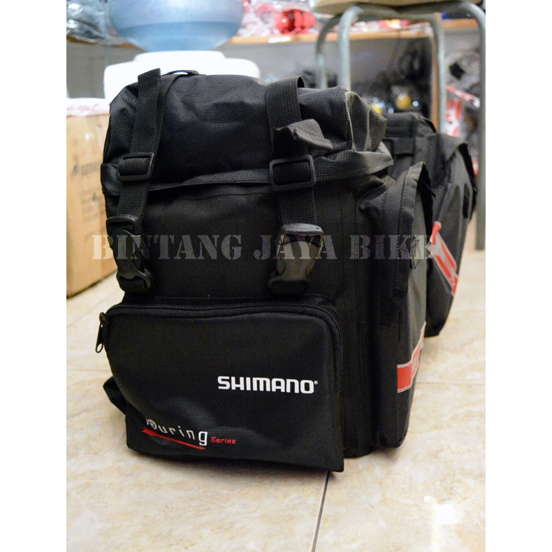 Tas Panier Sepeda Double Touring Shimano