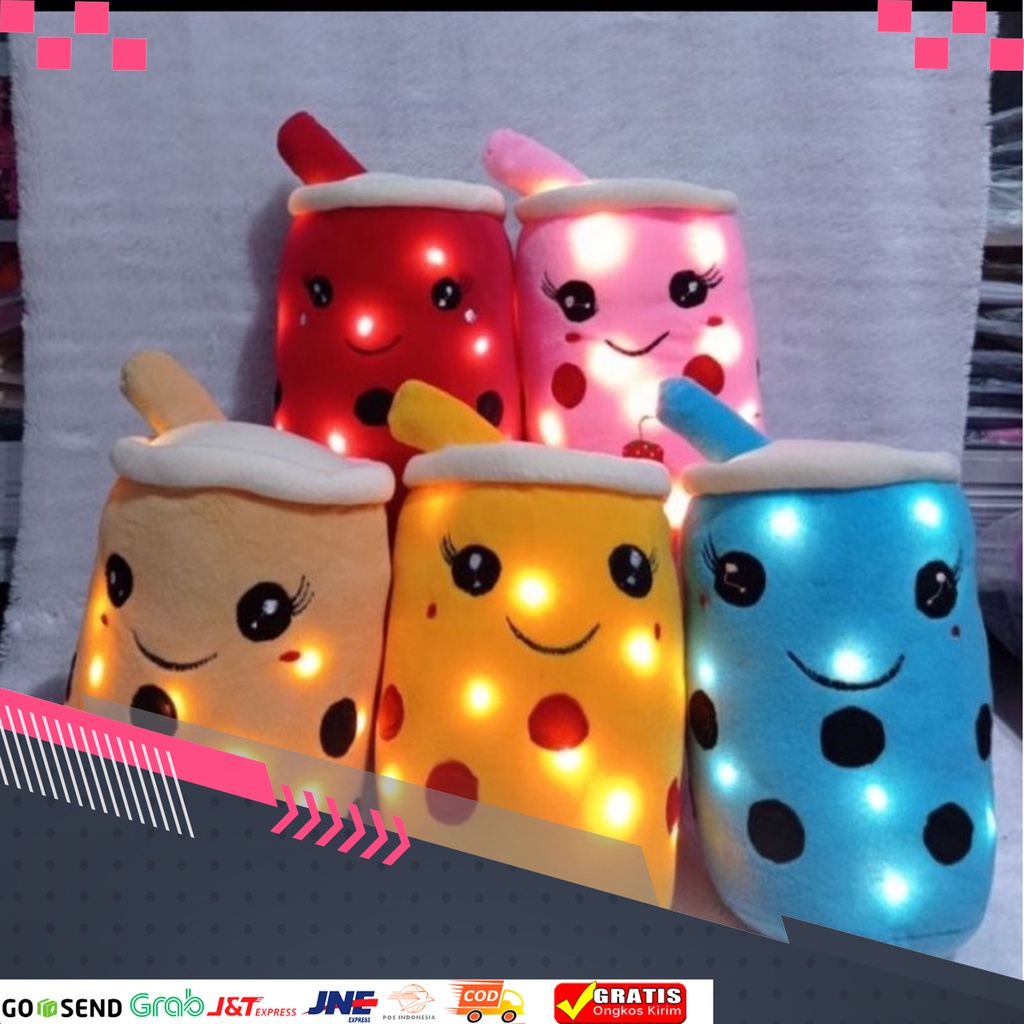 BONEKA BOBA BTS BT21 LED NYALA MINI S 20/25CM SUPER EMPUK ORIGINAL | BONEKA BOBA MINI SIZE S 20/25CM