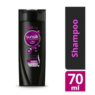 ^ KYRA ^ Sunsilk Shampo Conditioner Botol Soft Smooth Shampoo Hitam Berkilau Sampo - Netto 70 ml