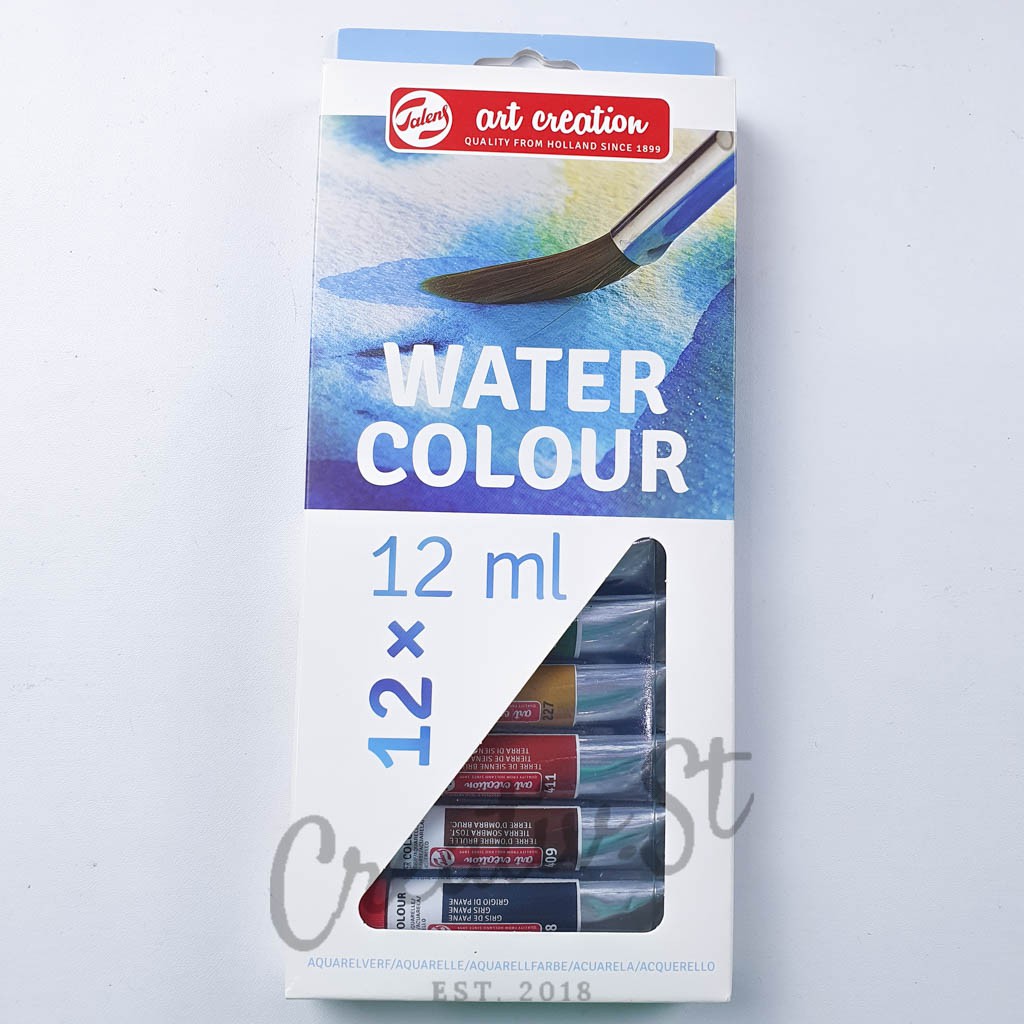 

Talens Art Creation Cat Watercolour 12 Warna X 12Ml