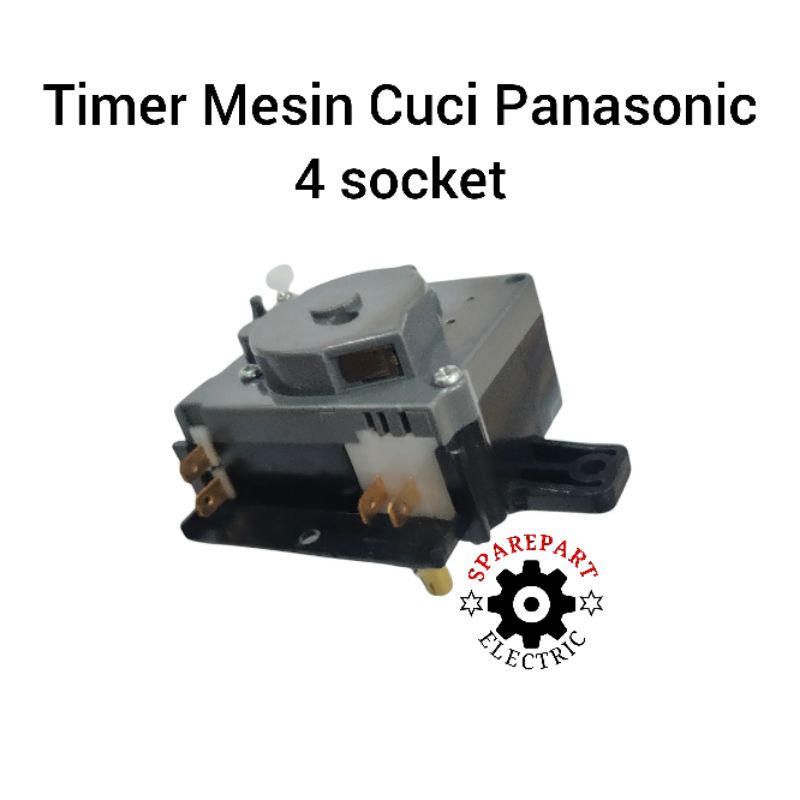 TIMER WASH MESIN CUCI PANASONIC 2TABUNG MODEL 4 SOCKET