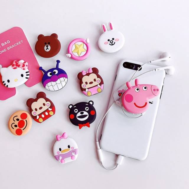 BATAM SHOPPING MALL POP SOCKET KARAKTER CARTOON CUTE 3D POP SOCKET HP POP SOCKET MURAH BATAM POP SOC