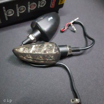 LAMPU SEN SEIN MINI VIXION VARIO CB MEGAPRO BYSON VERZA ALUMANIUM BESI TURN SIGNAL UNIVERSAL MOTOR