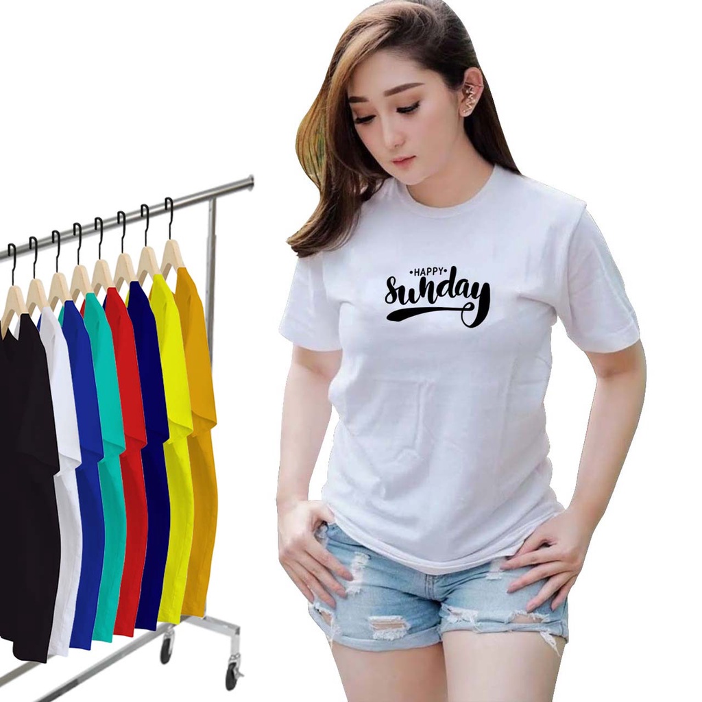 Baju kaos wanita import lengan pendek kekinian baju kaos wanita oversize polos baju kaos wanita dist