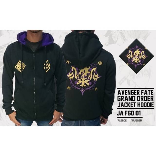 Jaket Anime Avenger Fate Grand Order Hoodie (JA FGO 01)