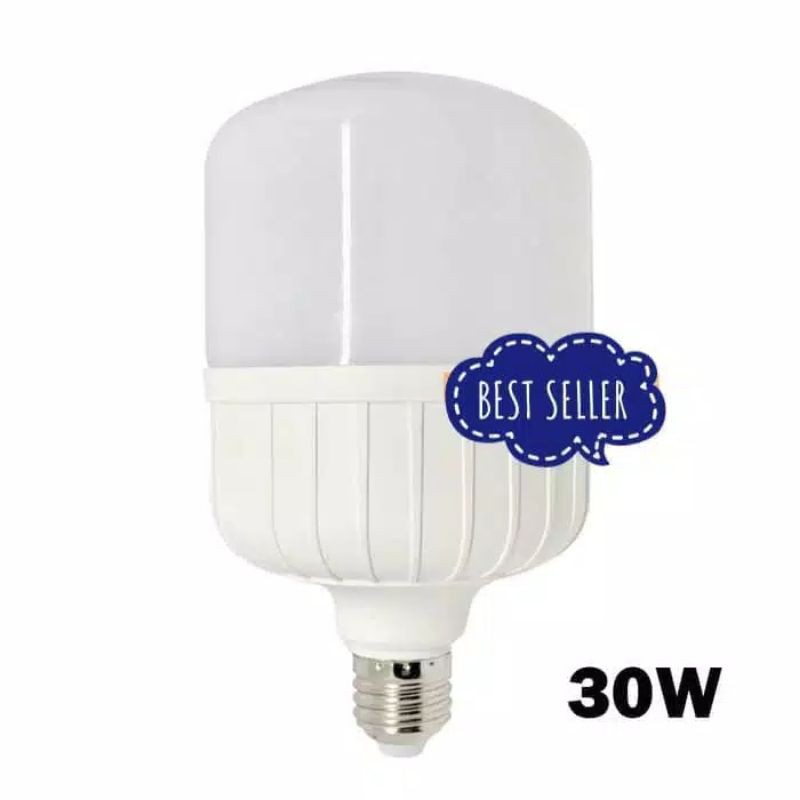 LAMPU BOHLAM BULB LED 30 WATT MURAH WHITE TABUNG CAPSUL