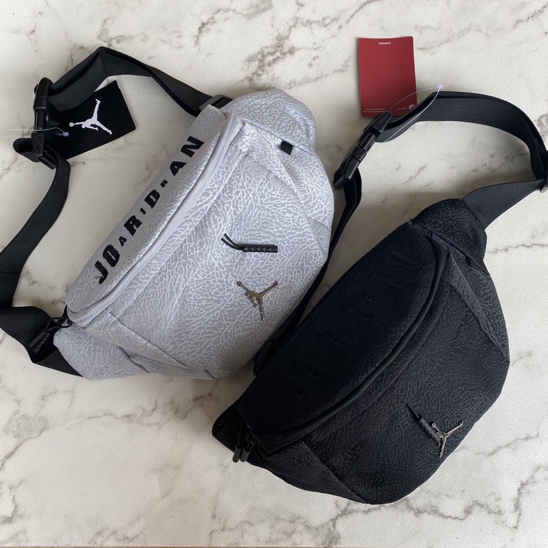 Tas Selempang pria slingbag kerja premium slempang murah terbaru W1H9 Bisa COD WAISTBAG AIR JORDAN R