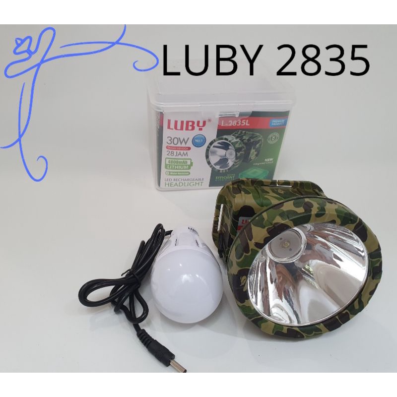 SENTER KEPALA LUBY 2835 L2835 30 WATT