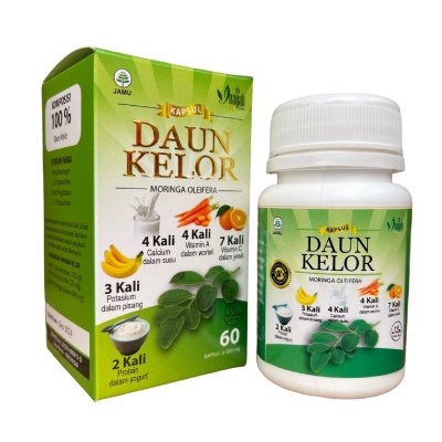 Moringa Oleifera Kapsul Daun Kelor Original